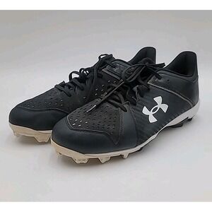 Under Armour Mens Leadoff Low ART.3025589-001 Black Baseball Cleat Size 13